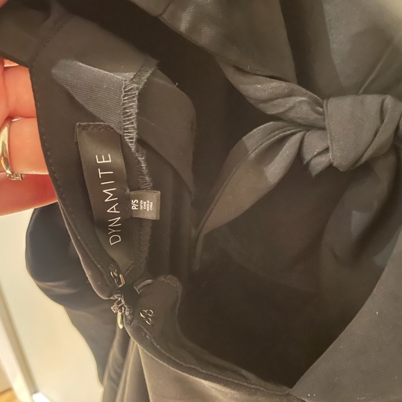 Black Tie Back Jumpsuit - Picture 8 of 8